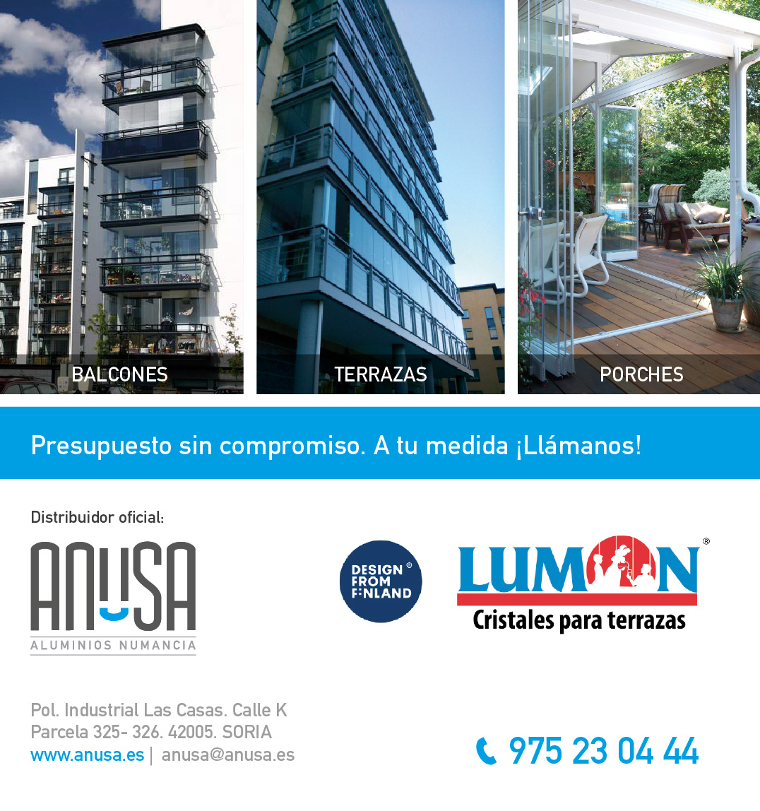 ANUSA distribuidor oficial de LUMON en Soria